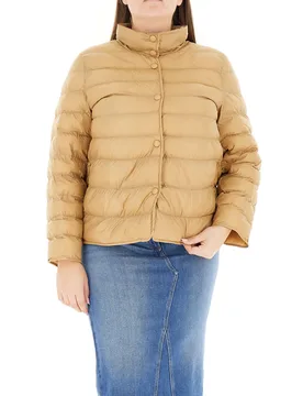 Piumino trapuntato CAMMELLO 27 - PERSONA by MARINA RINALDI - FashionsVida