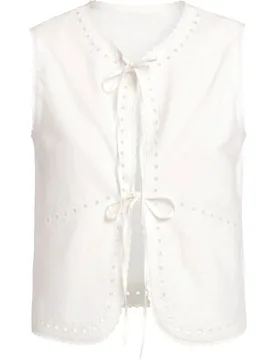 Top con cierre de lazada de mujer - The-Are - FashionsVida