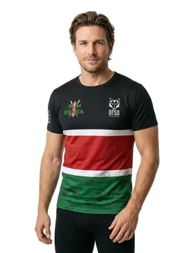 Kenya Short Sleeve T-shirt Multicolor M Men,Women - OTSO - FashionsVida