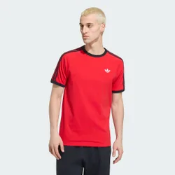 T-shirt 3-Stripes S Vivid Red / Black