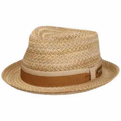Bellano Toyo Player Straw Hat by - beige-brown - Female - Size: L (58-59 cm)