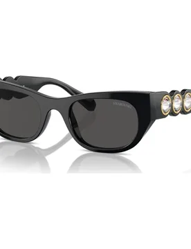 Occhiali da sole, Forma rettangolare, SK6022, Neri OS - Swarovski - FashionsVida