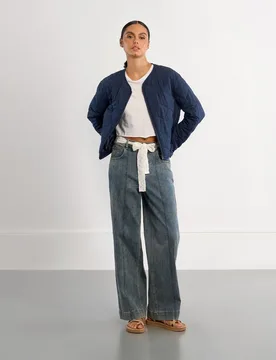 Chaqueta de mujer de manga larga acolchada - Lili Sidonio - FashionsVida