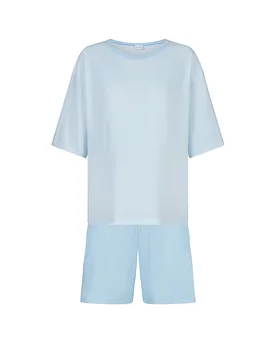 Pigiama SIMPLE STRIPES alice blue azzurro 42 - Mey - FashionsVida