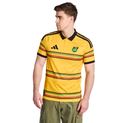 Jamaica Men Jerseys/Replicas - Gold - Size XS - Poly Jersey - Gold - Size: Extra Small