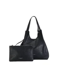Ledertasche - Hobo Bag DUA dunkelblau Damen