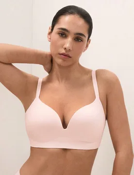 Sujetador Dream Curve Support+ Negro sin aros con efecto push up para camiseta, talla básica, sin marcas bajo la ropa, cómodo e imprescindible 85E - Shein - FashionsVida