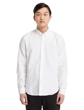 Chemise à Manches Longues Oxford Slim White Yd L - Timberland - FashionsVida
