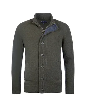 Cardigan ESSENTIAL olive S - Barbour - FashionsVida