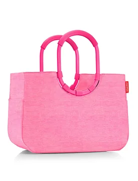 Borsa Shopper Loopshopper L 25l Frame Twist Pink One Size - Reisenthel - FashionsVida