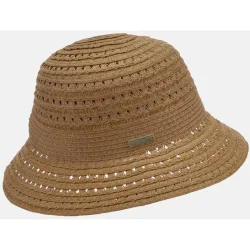 Sombrero de cloche en mezcla trenzada de papel