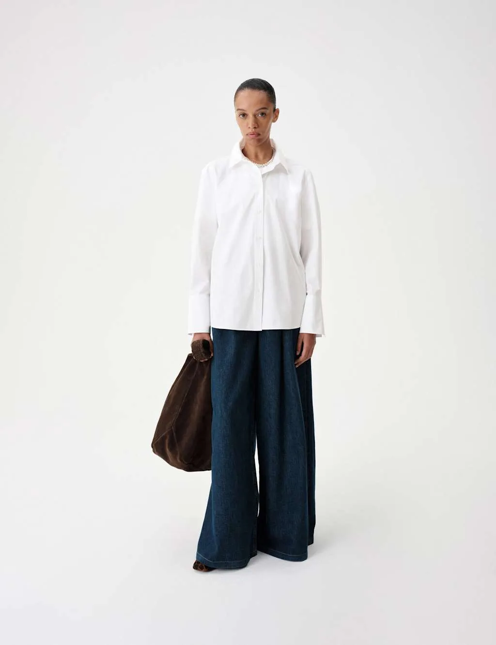 The Ultimate White Shirt Soft White female - M&S - FashionsVida