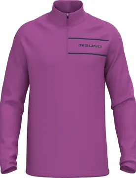 Mizuno Layer Box 1/4-Zip, lila l - Mizuno - FashionsVida