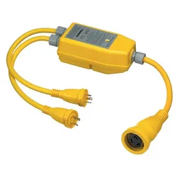 Intelligent Y Adapter Female 125/to Male 50a 30a 250v One Size unisex