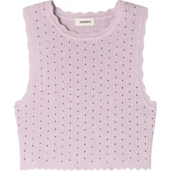 Top de mujer corto con strass