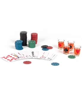 Trinkspiel Poker Partyspiel Set - BOLAND BV - FashionsVida