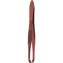 Pinza de depilar cobreada punta cangrejo
