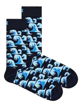 Unisex - Novelty Wave Design - Happy socks - FashionsVida