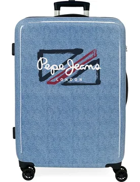 Maleta mediana Digital Dash rígida con capacidad de 70L - Pepe Jeans - FashionsVida