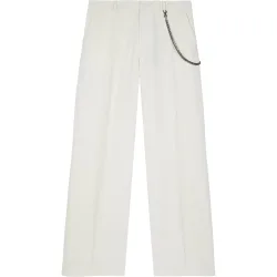 Pantalones anchos de hombre con cadena