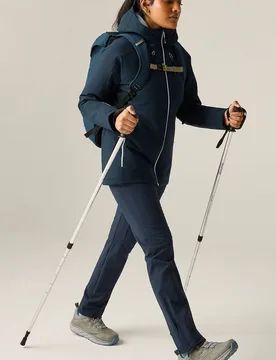 Women's Highton Stretch Padded Waterproof Insulated Jacket in Navy Size: 12 - Navy - Size: 12 - Regatta - FashionsVida