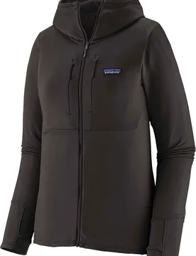 Polaire technique à capuche - W's R1 Thermal Full-Zip Hoody Black - Taille XS - Noir - Patagonia - FashionsVida
