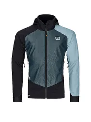 Giacca softshell da uomo da turismo Col Becchei Hoodie petrolio S