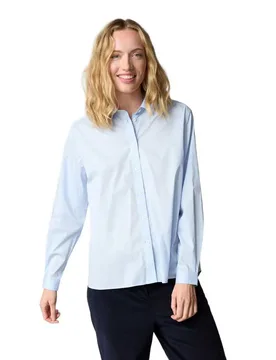Alba Long Sleeve Shirt Light Blue M Women - Redgreen - FashionsVida