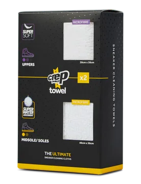 Microfiber Towels Unisex Schuhpflege - Schwarz - One Size - Metall Black One Size - Crep Protect - FashionsVida
