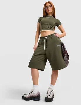Cove Fleece Jorts - Damen, Grau - female - Size: XL - Hoodrich - FashionsVida