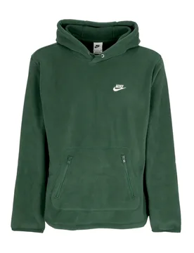 Felpa Cappuccio Uomo Club Winterized Hoodie Fir/white - Nike - FashionsVida