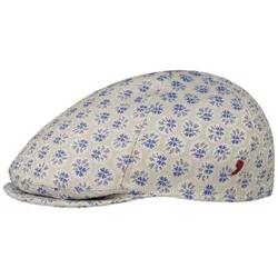 Veolano Flat Cap by Alfonso DEste - beige-blue - Size: S (54-55 cm)
