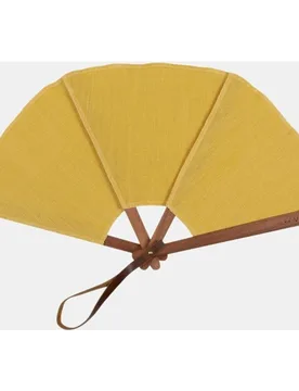 Abanico de lino modelo Girasol - The Viana Fan - FashionsVida
