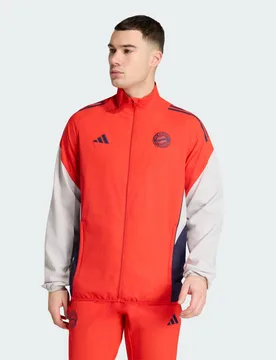Giacca da rappresentanza Tiro 25 Competition FC Bayern MÃ¼nchen L Hi-Res Red - Adidas - FashionsVida
