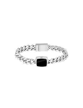 Braccialetto 1580650m Silver / Black M - BOSS - FashionsVida