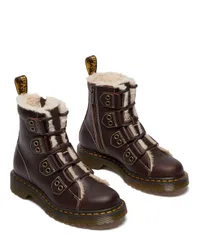 Bikerboot - 1460 LTT FL - Dark Brown Grizzly - EU36 bis EU40 - für Damen - Größe EU40 - braun - Frauen - female