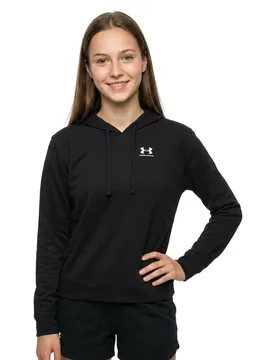Sweat à Capuche Rival Terry Black / White L - Under armour - FashionsVida