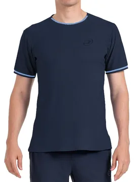 Prior Short Sleeve T-shirt Azul Marino S - Bullpadel - FashionsVida