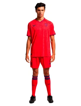 T-shirt à Manches Courtes Loin Sevilla Fc 24/25 Replica True Red L - Castore - FashionsVida