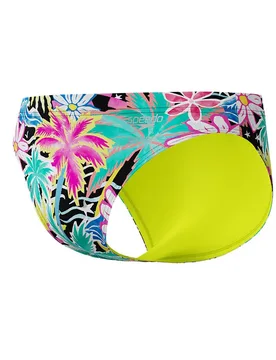 Ml Printed Swimming Brief Tropicana / Anthracite UK 30 Men - Speedo - FashionsVida