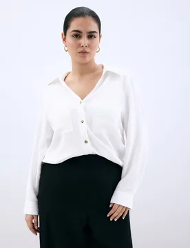 Camisa de mujer air flow bolsillos - Couchel - FashionsVida