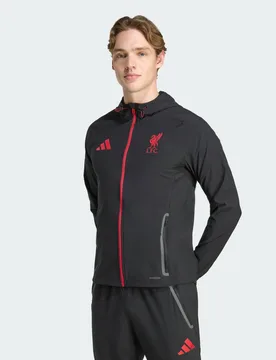 Giacca da viaggio Tiro 25 Competition Vis Tech Liverpool FC XL Black / Strawberry Red - Adidas - FashionsVida