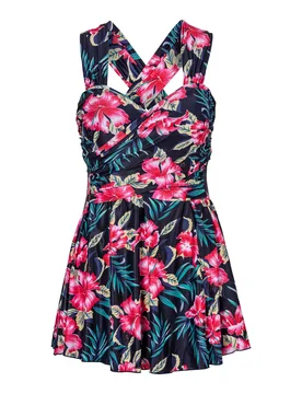 Badekleid „Hibiskus“ mehrfarbig L Damen - wedolina - FashionsVida
