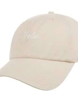 Clean Up Hola Phrase Icon Cap by - beige - Herren - Size: One Size - 47 Brand - FashionsVida