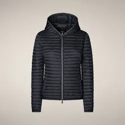 Piumino donna blu-nero