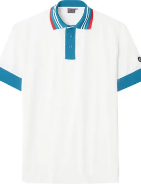 Cross Polo Stripe, weiss/blau s - Cross - FashionsVida
