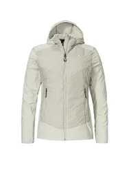 Giacca ibrida da donna Style Blaueis con cappuccio crema 38