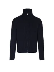 Cardigan in cashmere blu 52