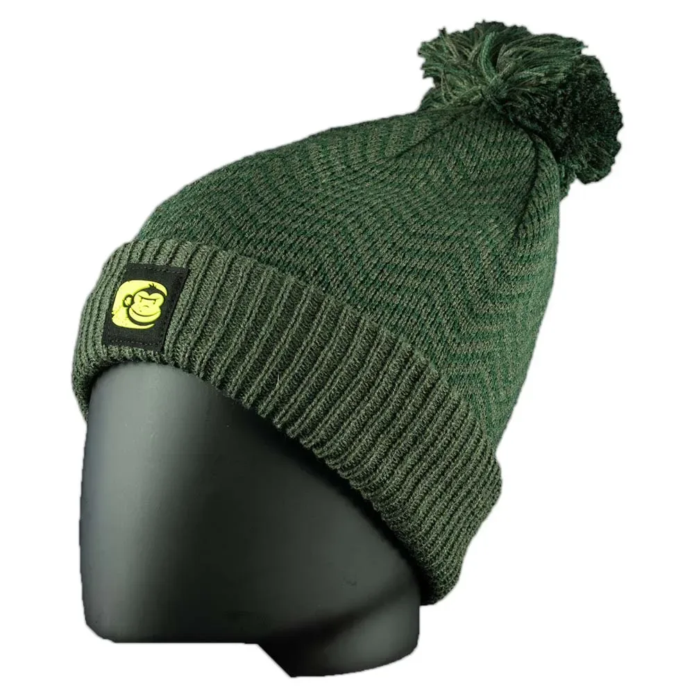 Therma Pro Bobble Beanie Green One Size Men - Ridgemonkey - FashionsVida