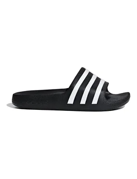 Ciabatte nere e bianche con strisce Adilette Aqua K 38 - Adidas - FashionsVida
